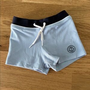 Jacadi Sky Blue and Navy Kids Swim Shorts